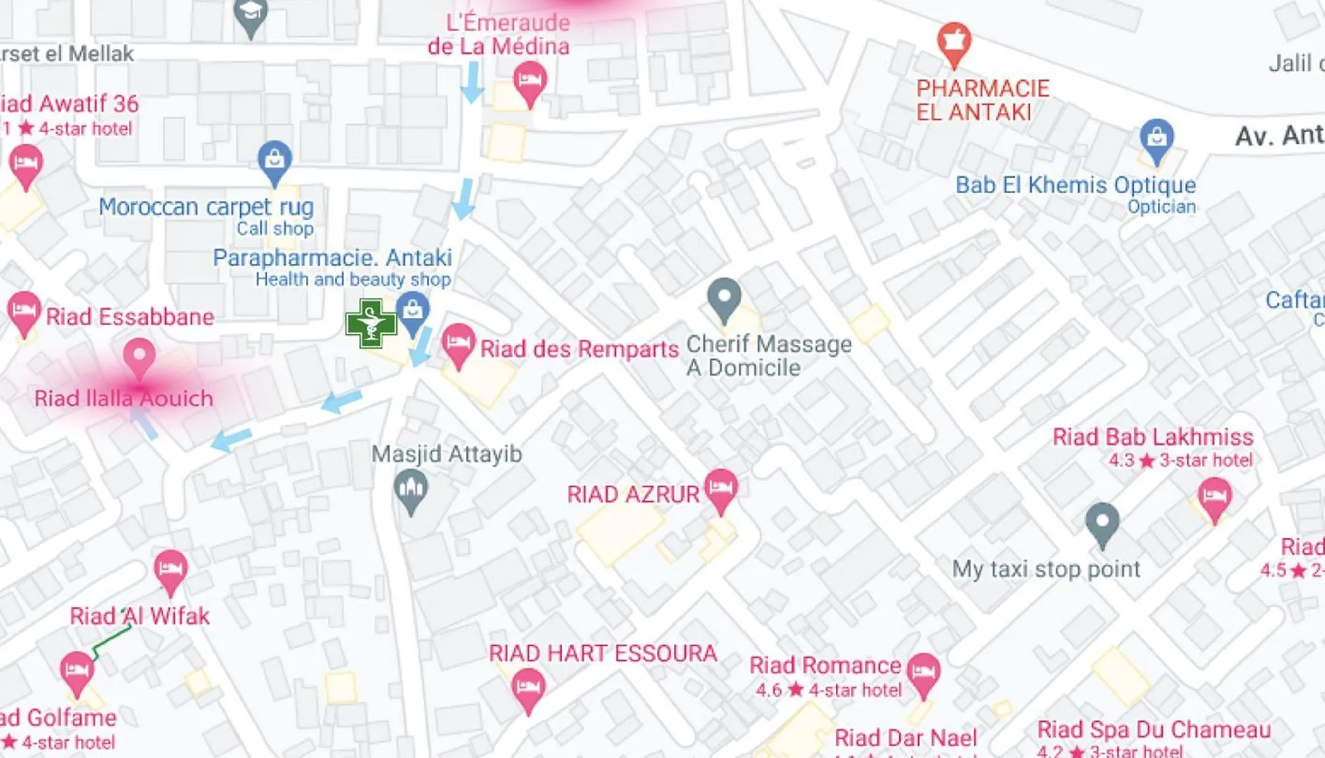 Riad Lalla Aouich Marraquexe Casa de Férias